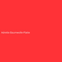 Adrette Baumwolle-Platte