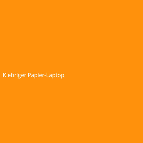 Klebriger Papier-Laptop