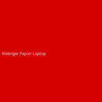 Klebriger Papier-Laptop