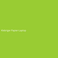 Klebriger Papier-Laptop