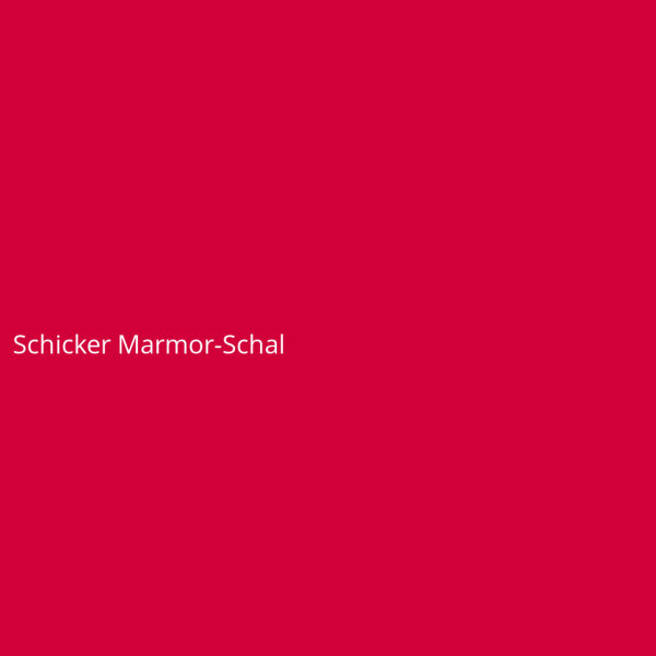 Schicker Marmor-Schal